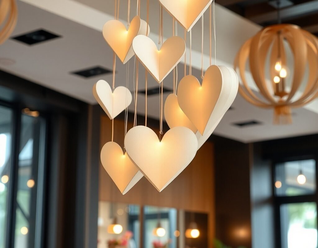 hanging heart decor