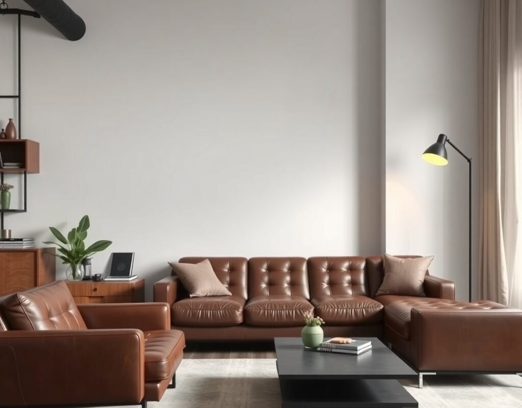 leather sofa or chair