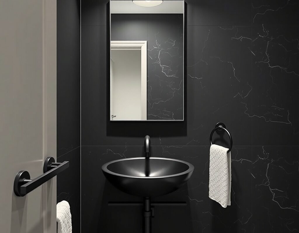 matte black fixtures