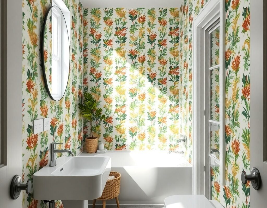 mini tropical leaves