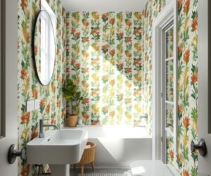 mini tropical leaves