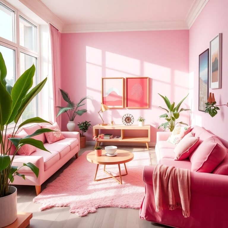 mix shades of pink