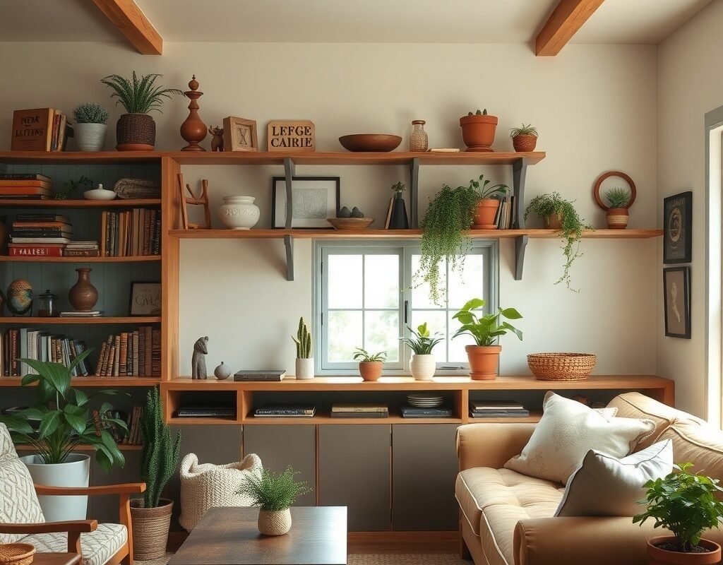 open shelving