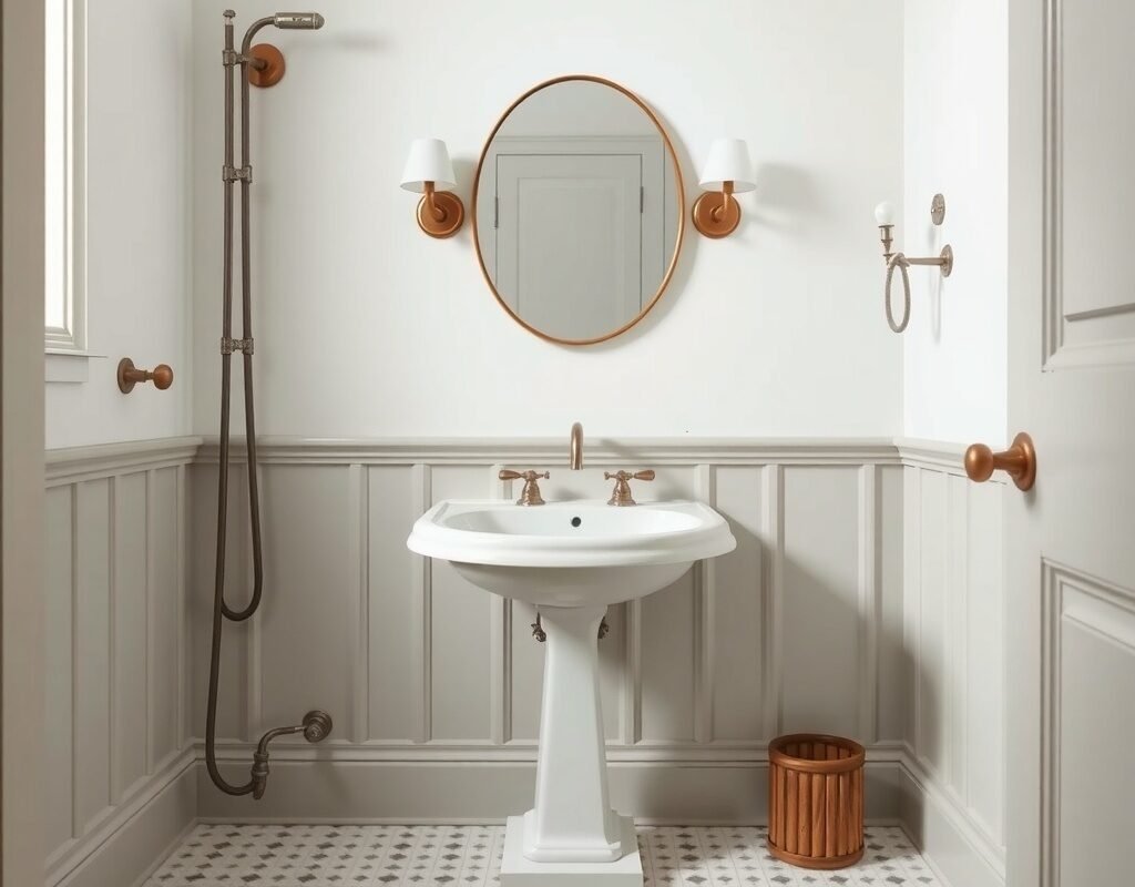pedestal sink for a classic style