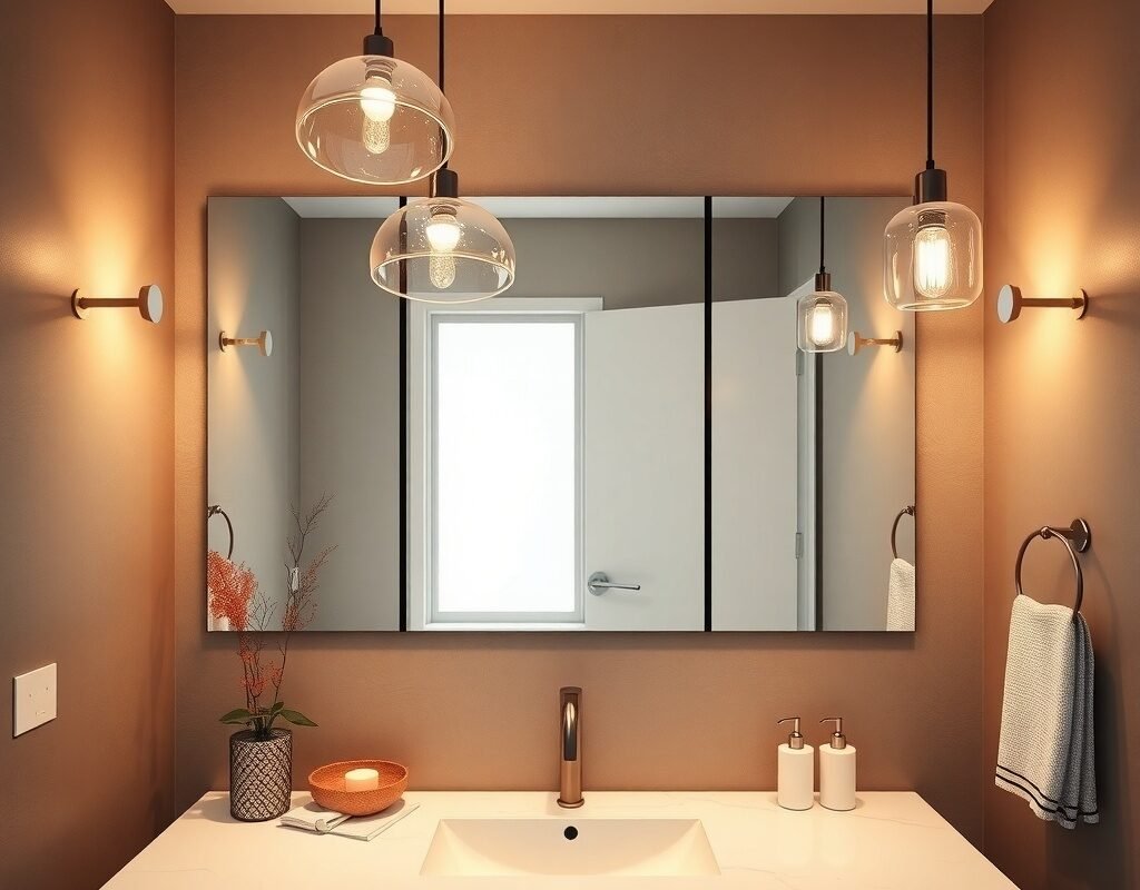 pendant lights instead of sconces