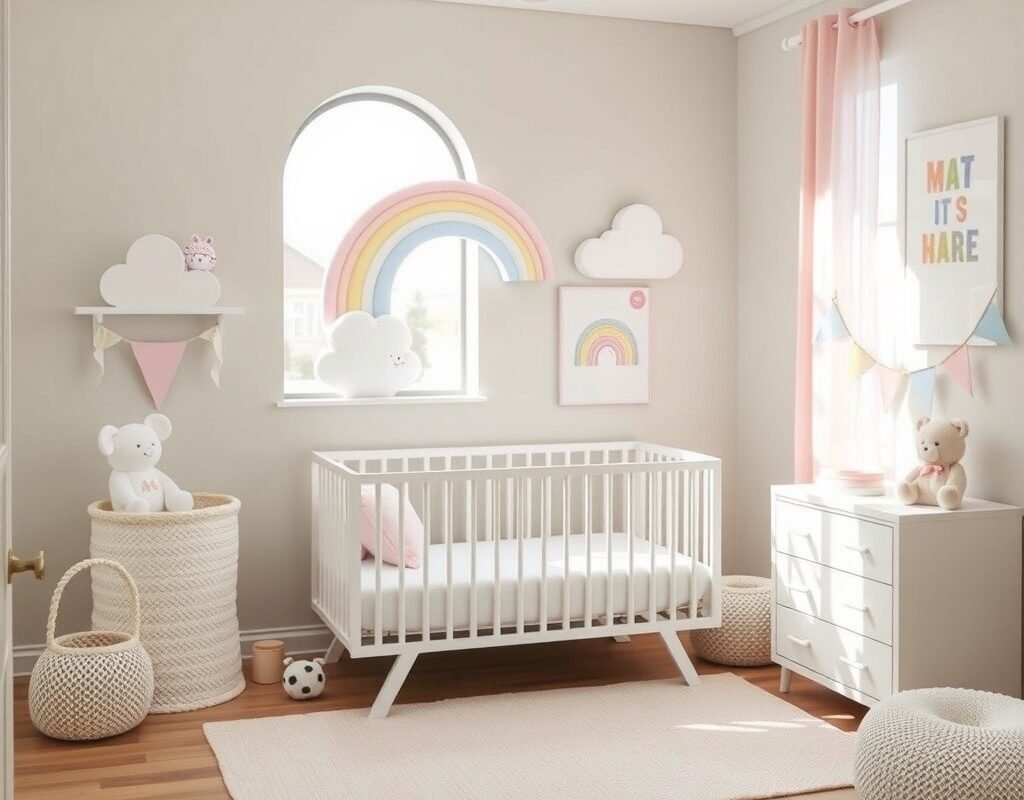 rainbow or cloud theme