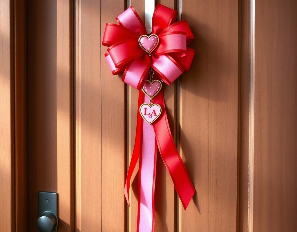 ribbon bow door hanger