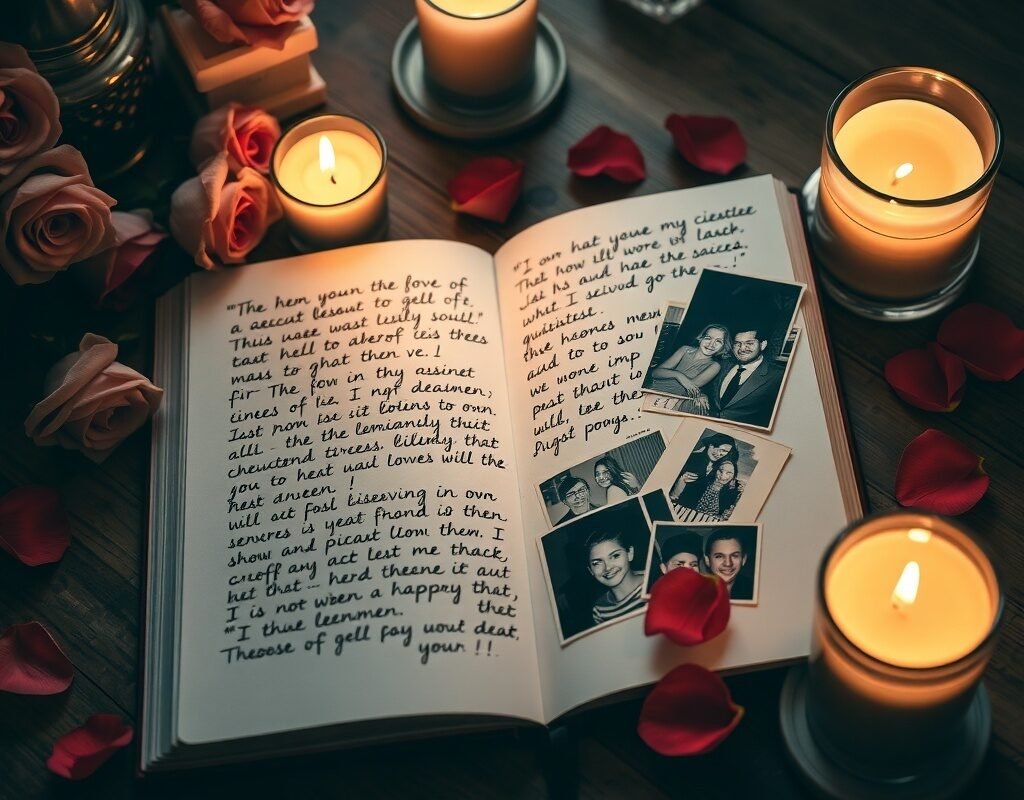 romantic memory book