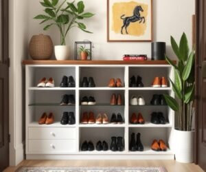 shoe cubes or cubbies