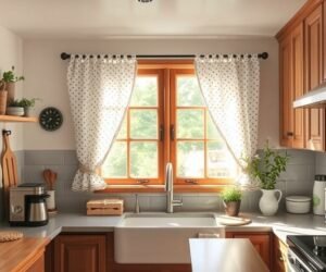 small print curtains tiny checks or dots for a sub