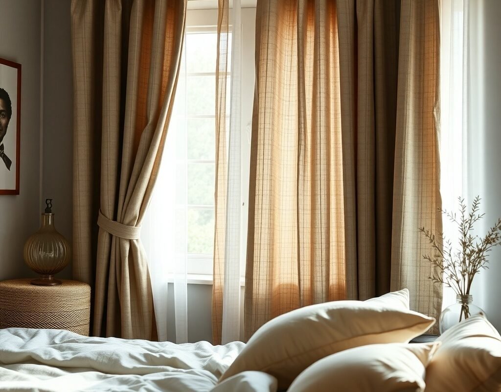soft textured blackout curtains linen look waffle