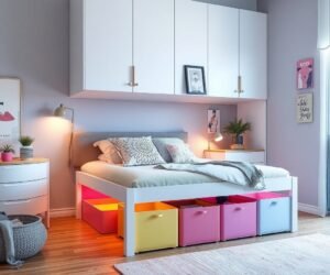 storage bed or under bed boxes