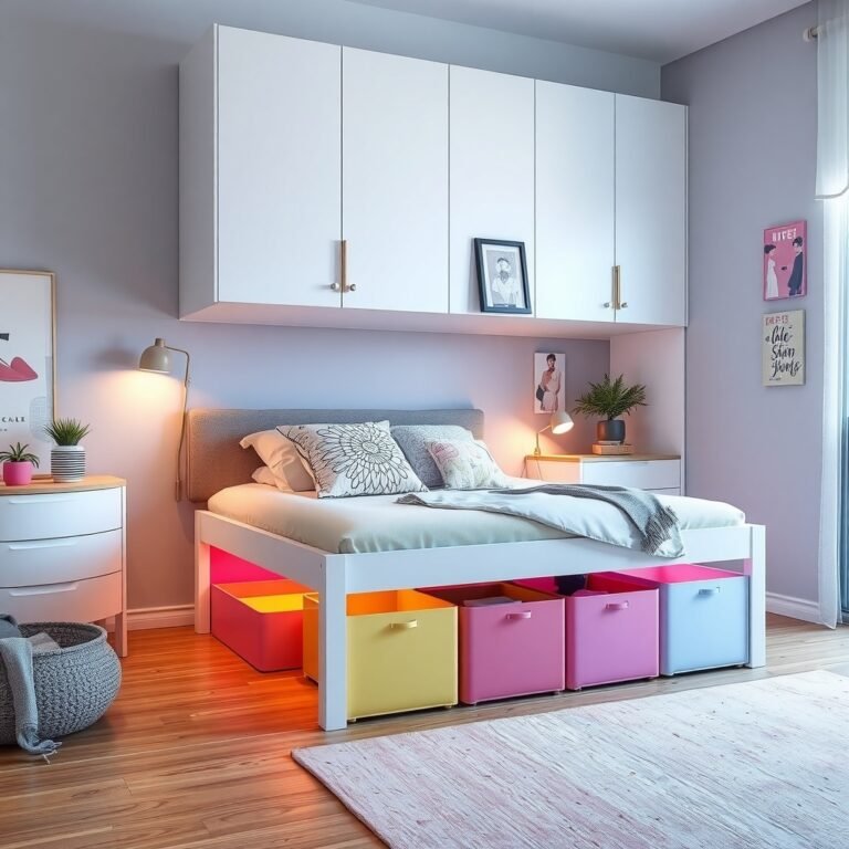 storage bed or under bed boxes