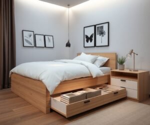 storage bed with drawers