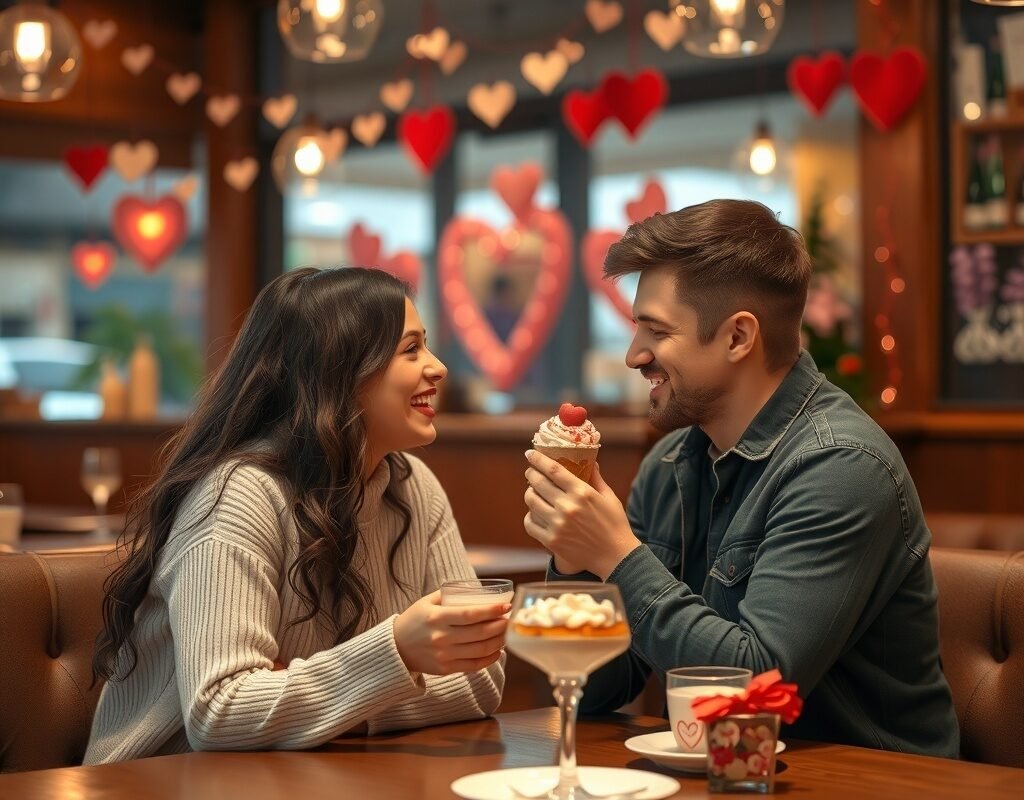 try a new cafe or dessert place