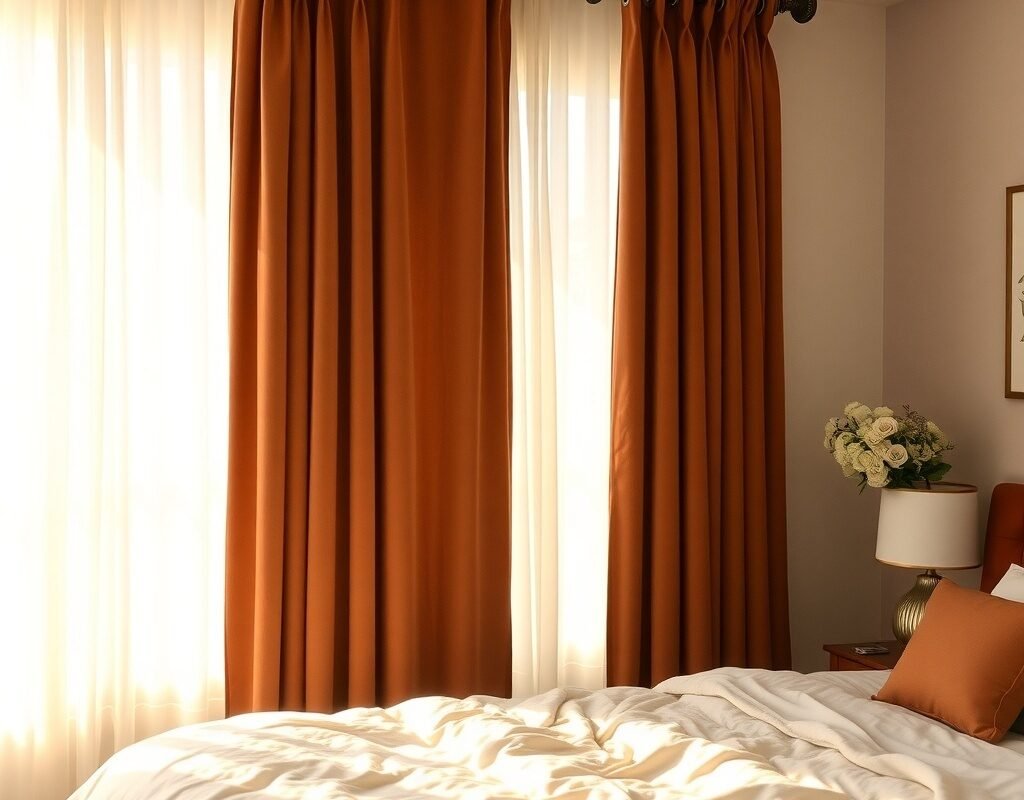 velvet curtains for warmth and comfort