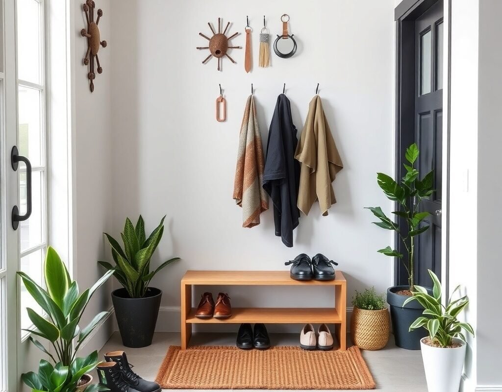 wall hooks shoe tray