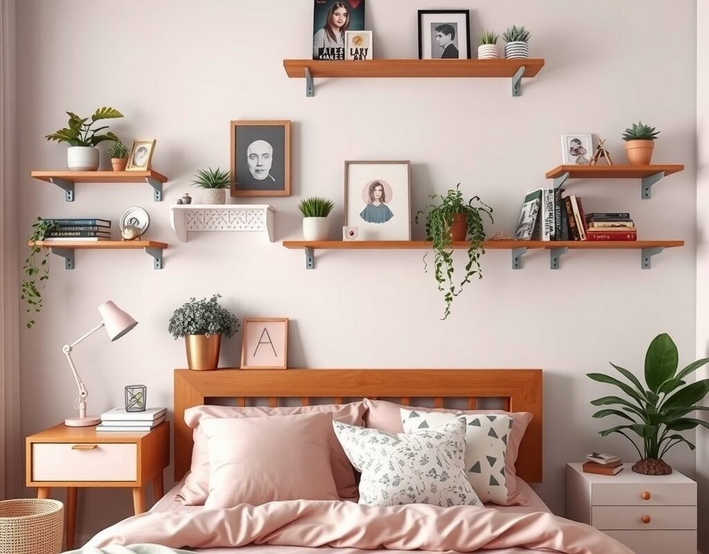 wall mounted shelves