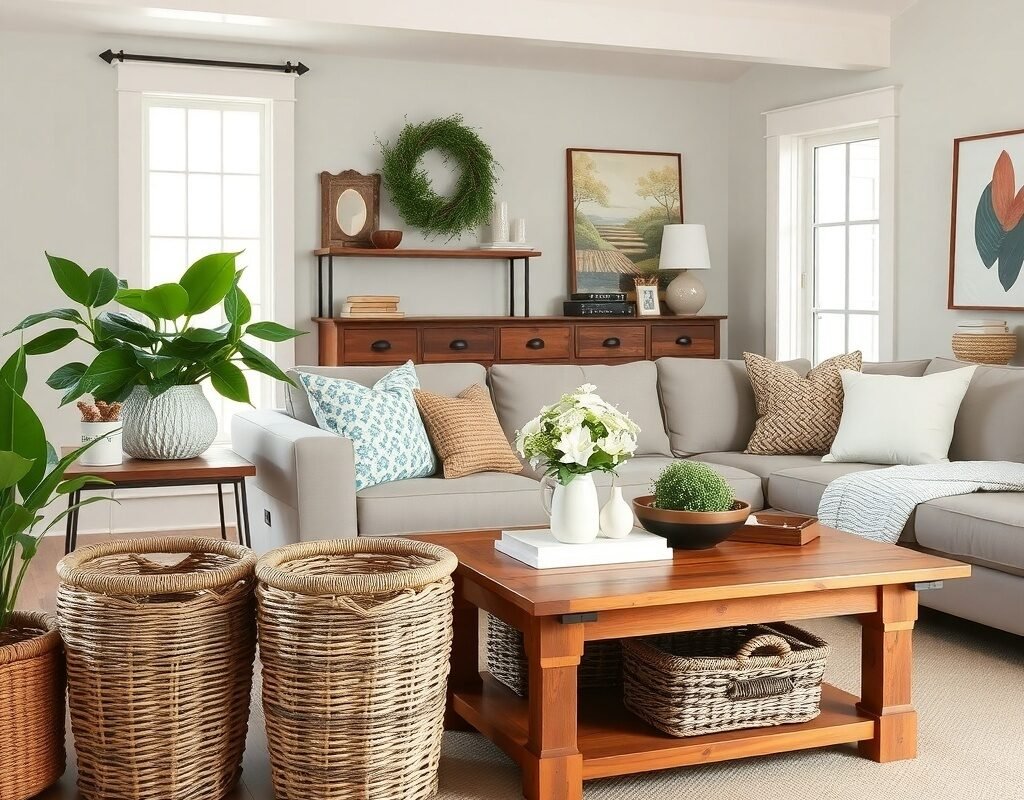 woven baskets for storage