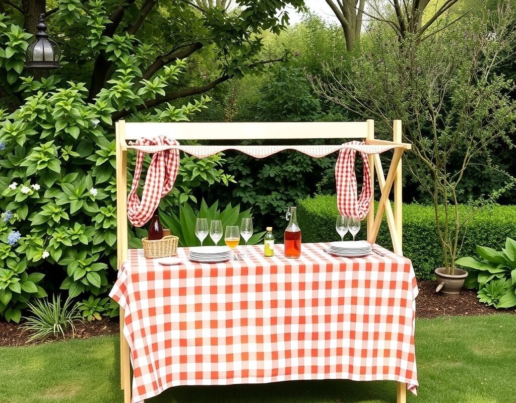 foldable picnic counter