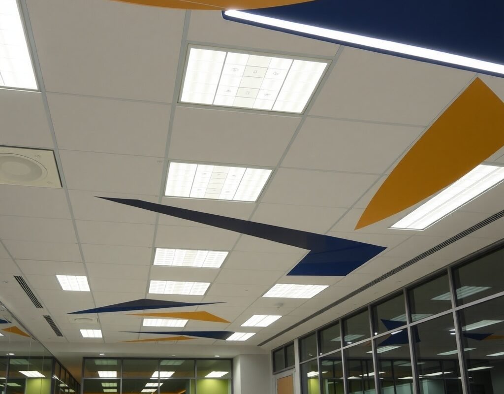 geometric ceiling designs