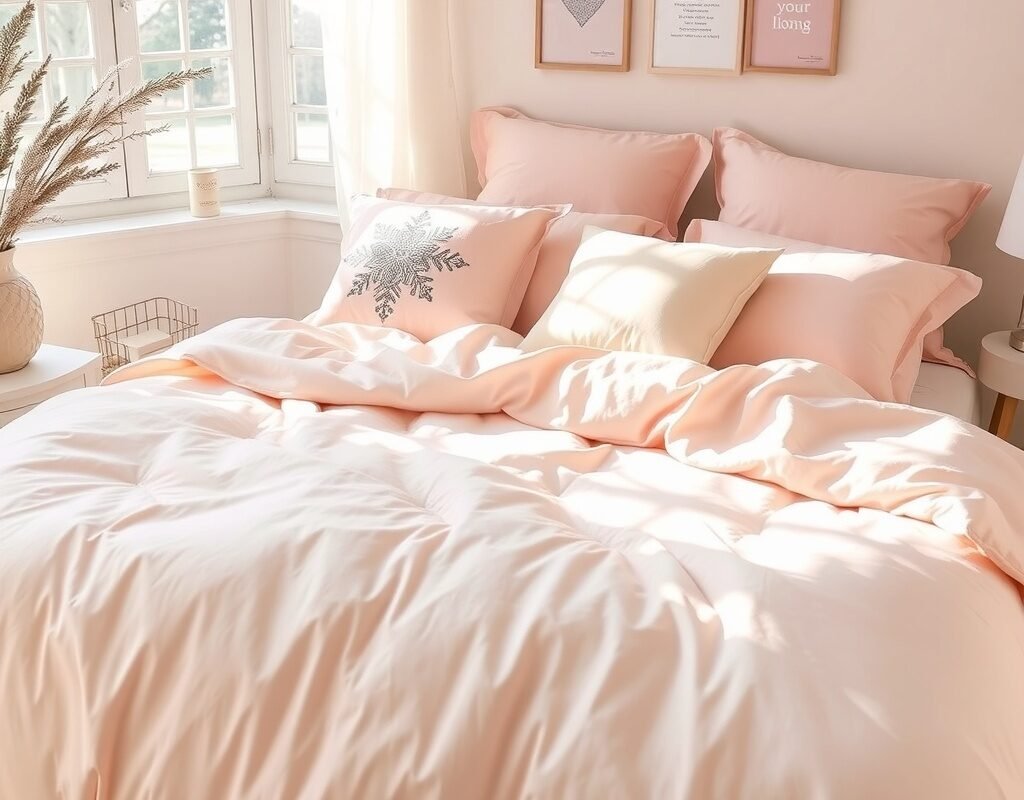 pink bedding