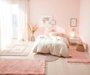 rugs in pink tones