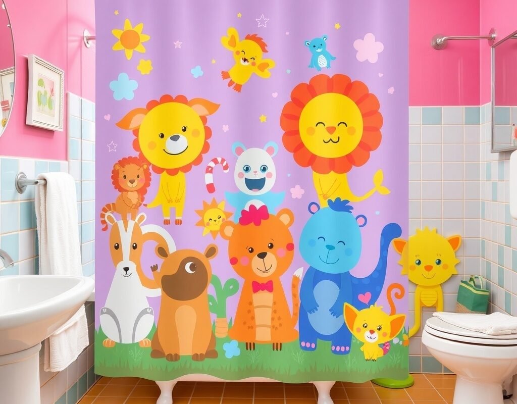 shower curtain statement
