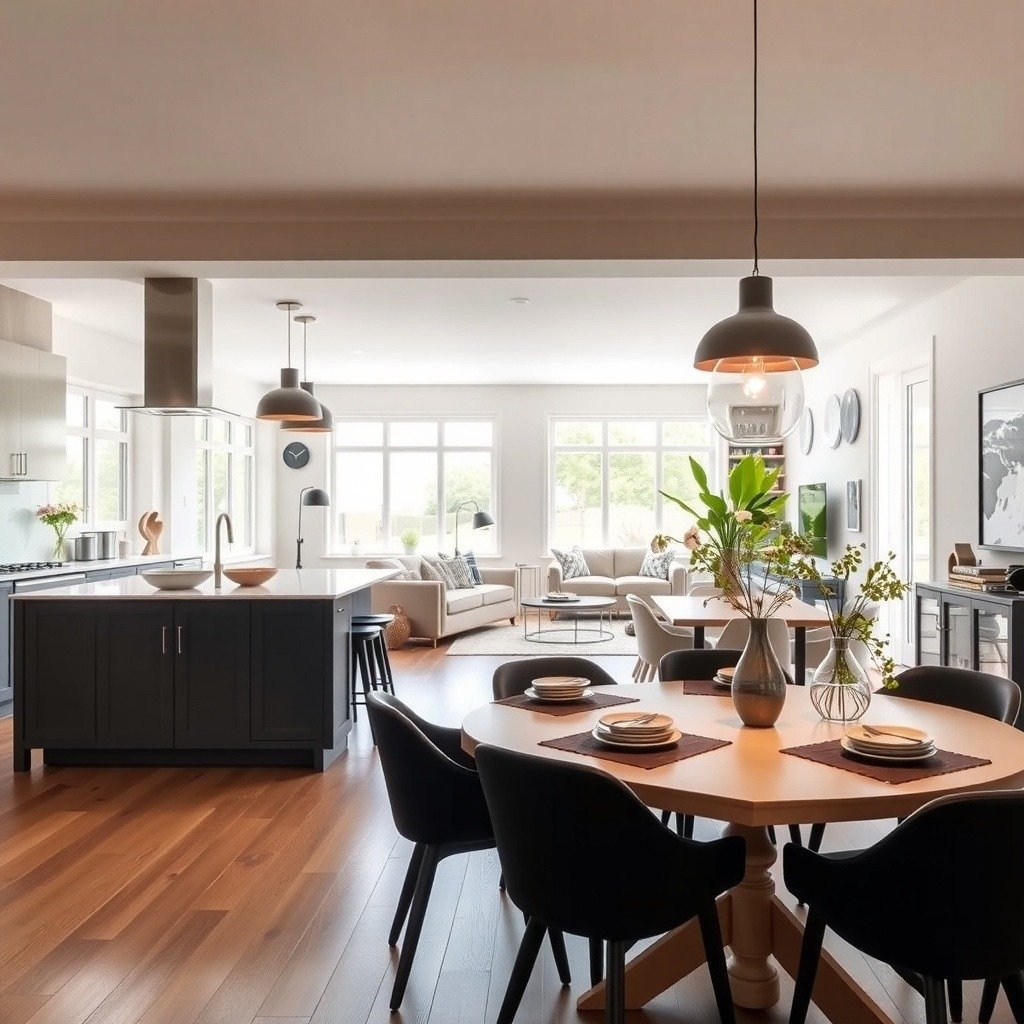 12 Inspiring Small Open Plan Kitchen Dining Living Ideas