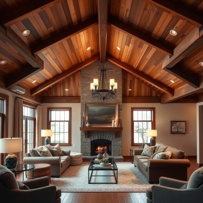 wood beam ceiling