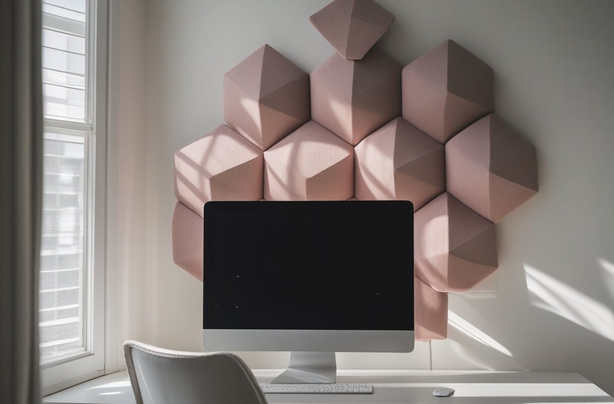 Acoustic Panels in Fun Shapes (For Zoom Calls & Quiet)