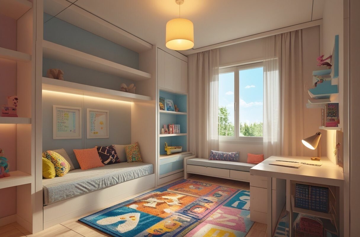 Create Zones with Rugs and Lighting