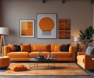 Go Monochrome with Shades of Orange