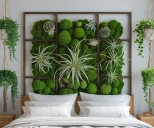 Hanging Plants and Living Wall Art Panel