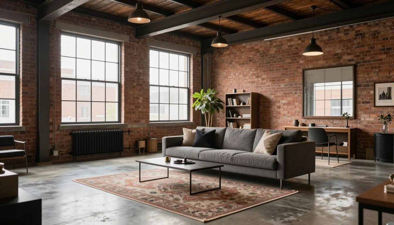 Industrial Chic Living Room Designs