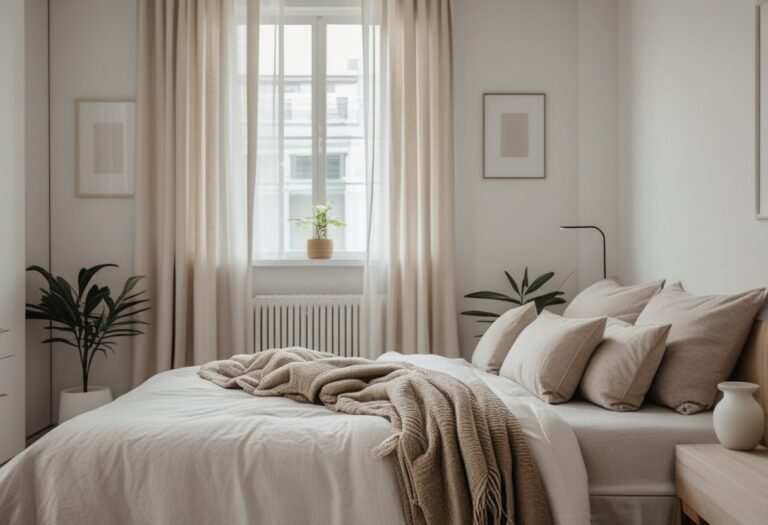 Keep Bedding Simple but Cozy