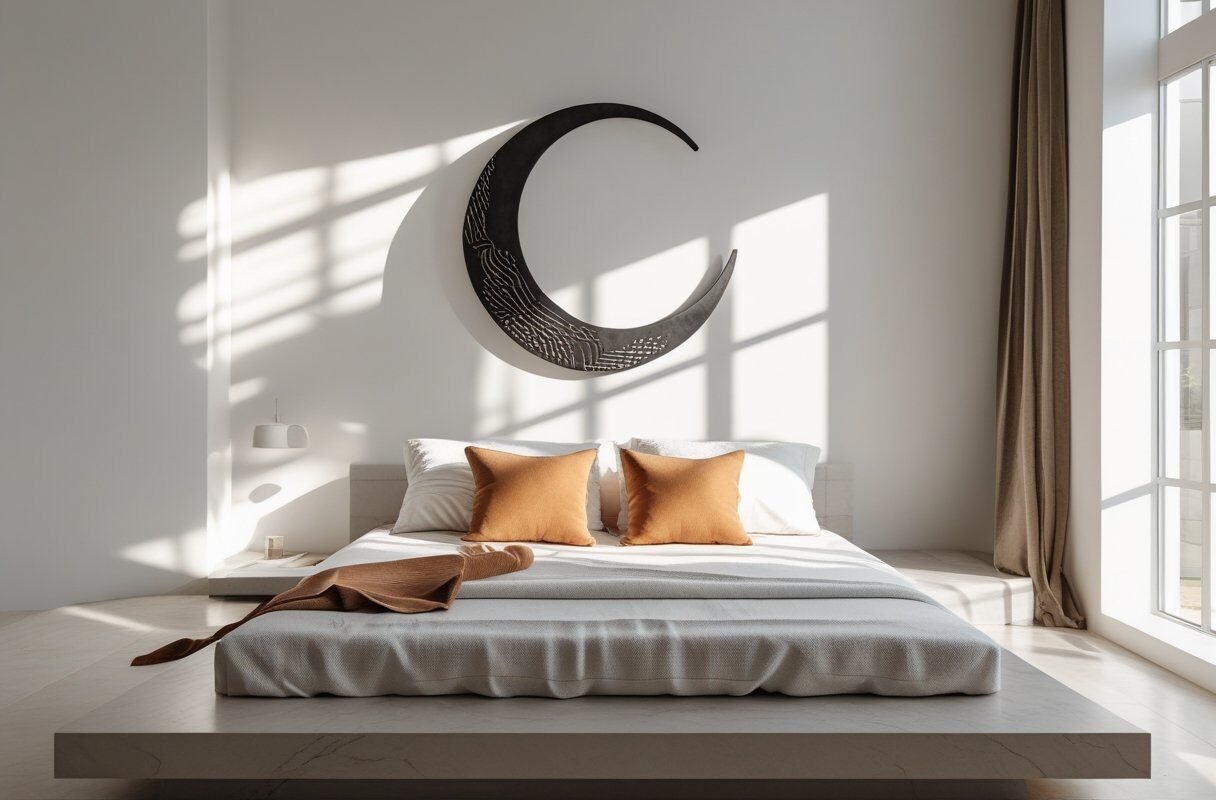 Sculptural Metal Wall Art That Casts Shadows