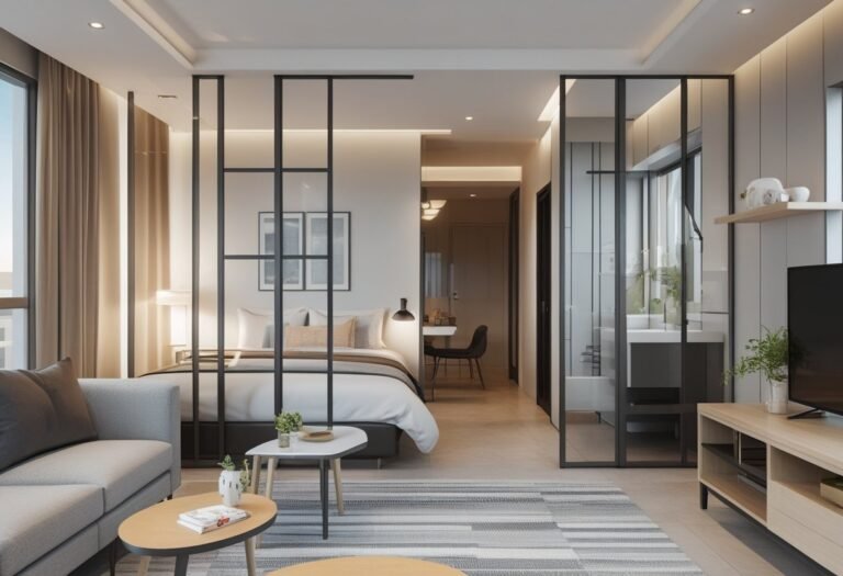Studio Style With Partition Walls