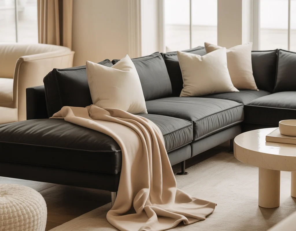 Add Beige and Cream Accents for a Soft Neutral Look