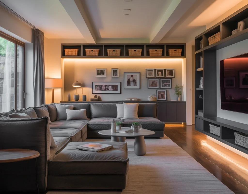 Create a Family Friendly Living Room Around the Couch