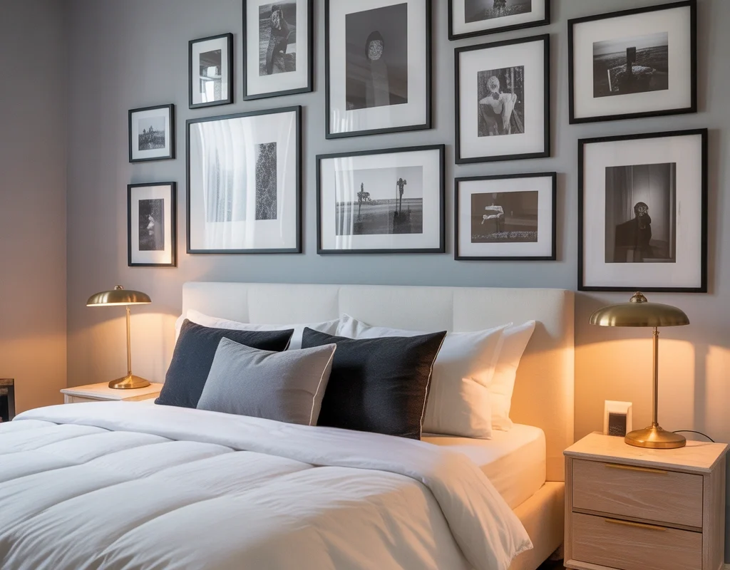 Create a Gallery Wall Above the Bed