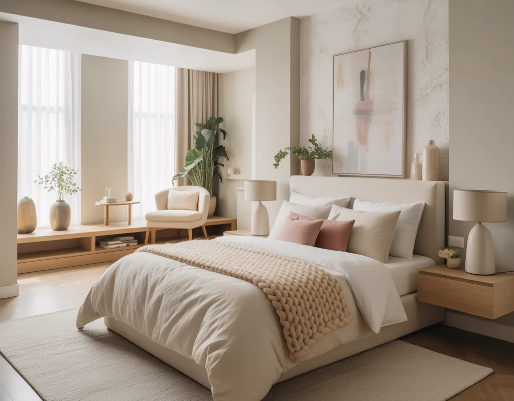 Create a Soft Neutral Bedroom for a Calm Everyday Mood