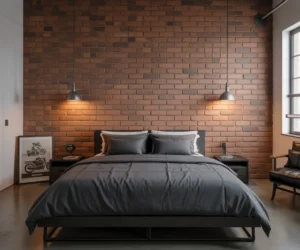 Industrial Brick Wall for a Raw Urban Style