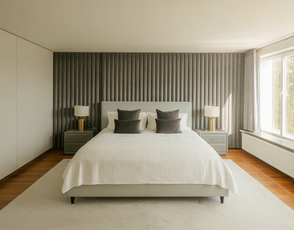 Install a Large Upholstered Headboard Wall