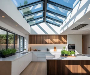 Skylight Ceiling for Natural Brightness