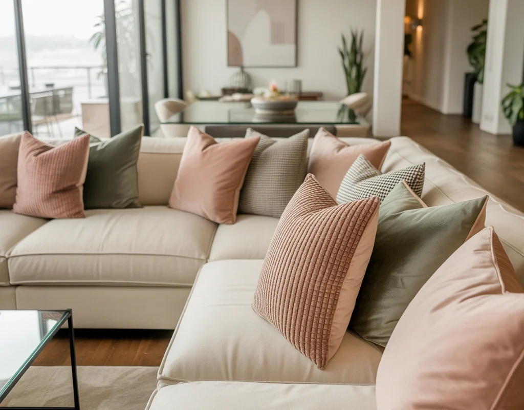 Use Soft Throw Pillows to Add Personality