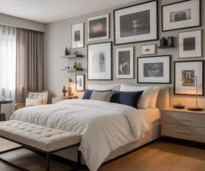 Use a Gallery Wall for a Personal Touch