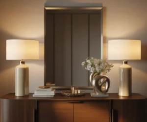 Add Matching Buffet Lamps for Elegant Symmetry 1024x800