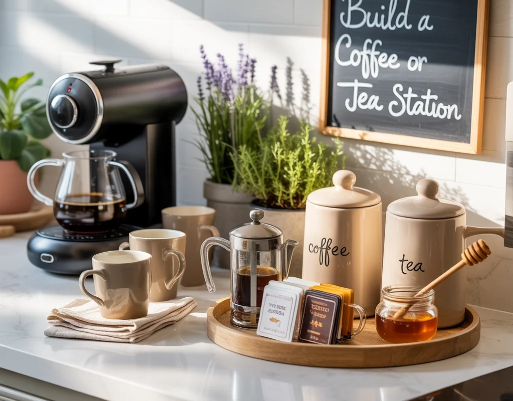 Build a Coffee or Tea Station