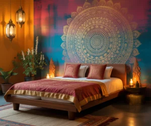 Create a Statement Wall with Indian Inspired Colors